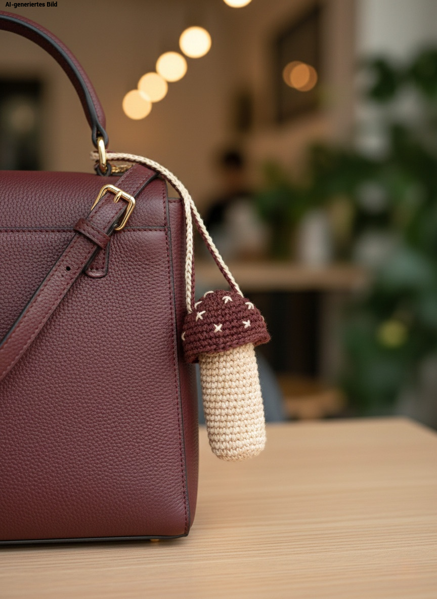 Süßer Pilz-Anhänger 🍄💄